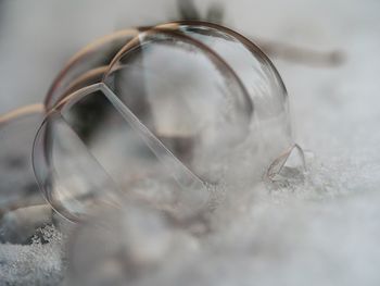 Close-up of eyeglasses