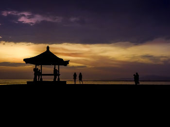 Sunrise in sanur, bali , indonesia