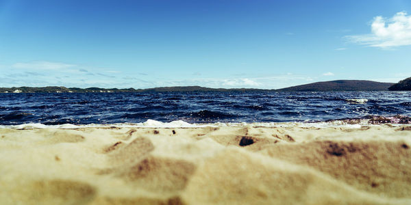 Low angle view of beach