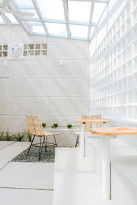 Interior of tatakan coffee shop