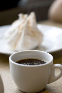 Close-up of coffee on table