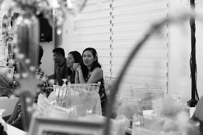 People looking at camera