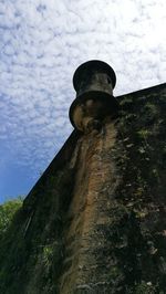 Low angle view of castle against sky