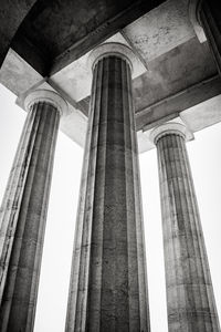 Low angle view of historical building