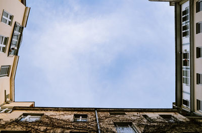 Low angle view of building against sky