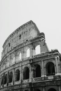 Low angle view of old ruins