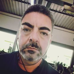 Portrait of young man