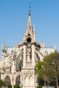 Low angle view of historical building