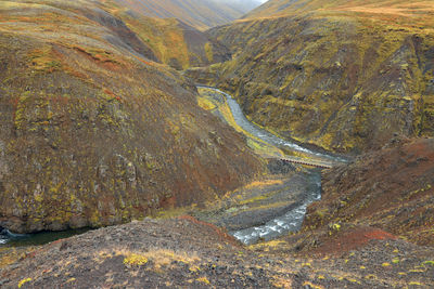 Aerial view of landscape