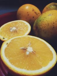 Close-up of lemon slices