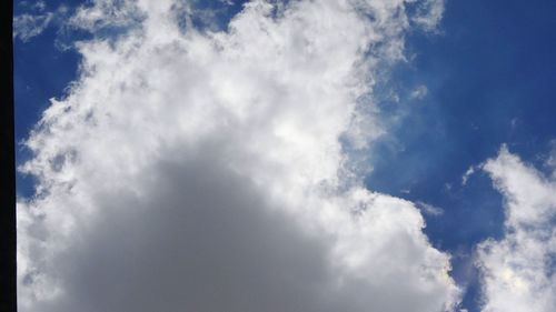 Low angle view of clouds in sky