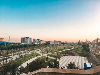 City park in volgograd, russia