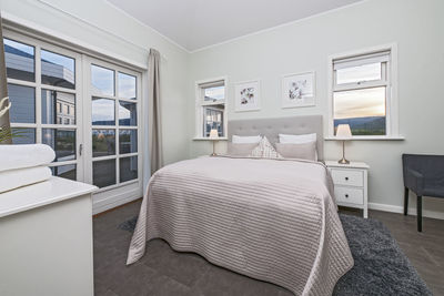 Master bedroom at holiday villa in iceland