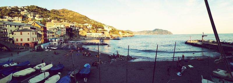 Panoramic view of sea against sky