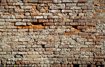 Full frame shot of brick wall