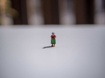 Close-up of toy on table
