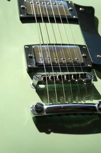 Close-up of guitar