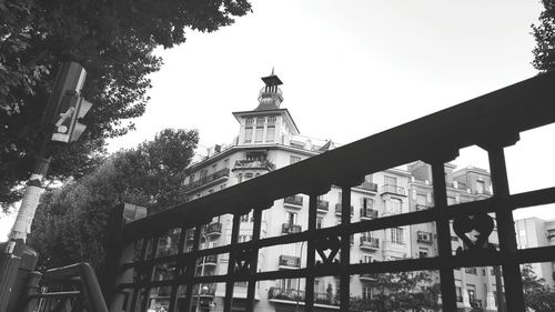 Low angle view of building against sky