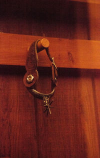 Close-up of door handle