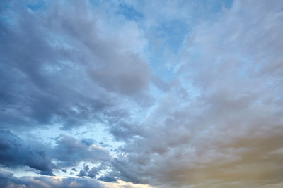 Low angle view of cloudscape