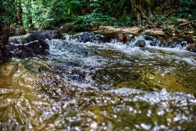 Close-up of splashing water