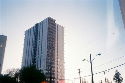 Low angle view of modern building