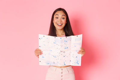 Portrait of a smiling young woman