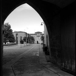 View of archway