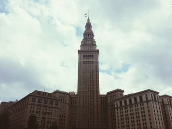 Low angle view of historical building against sky