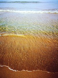 View of sandy beach