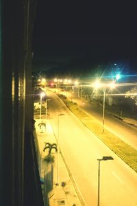 Road at night