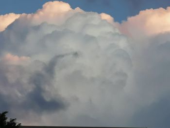 Low angle view of clouds in sky