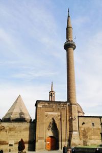 Low angle view of building against sky