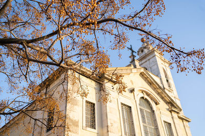 Low angle view of church