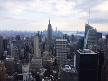 Skyscrapers in a city