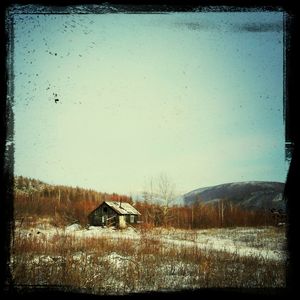 View of house on field