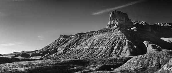 Low angle view of a cliff