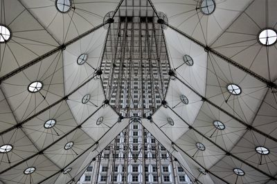 Low angle view of ceiling