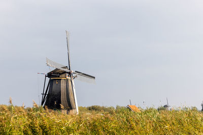 The famous dutch windmills at kinderdijk, a unesco world heritage site, south holland