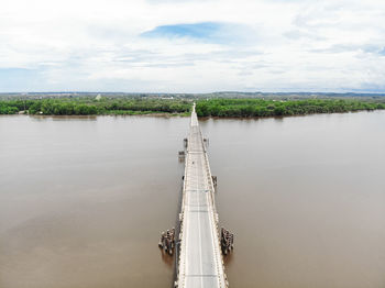 Scenic view of river against sky