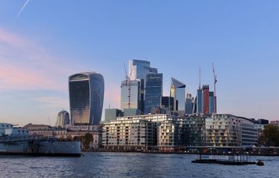 City of london from the southbank. 