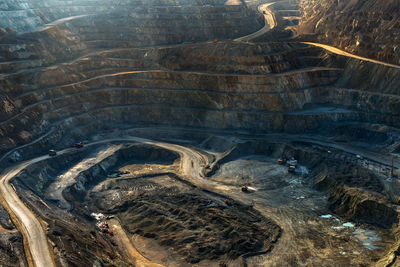 High angle view of landscape