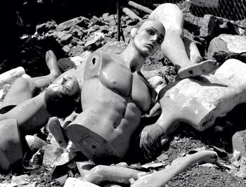 Close-up of stone wall