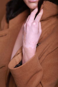 Close-up of hands