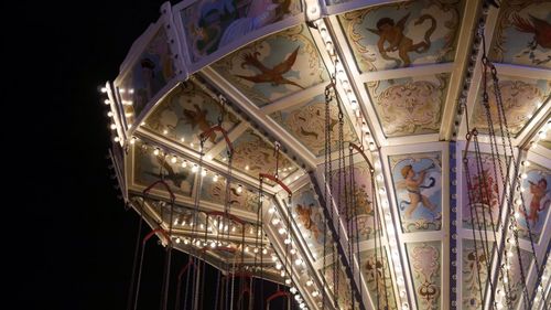 Low angle view of ceiling