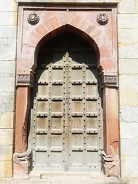 Low angle view of old building