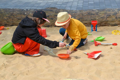 Good leisure for a child. teaching a child through play.