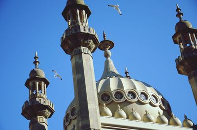 Low angle view of cathedral against clear sky