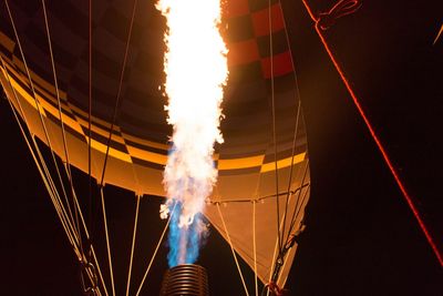 Illuminated city at night