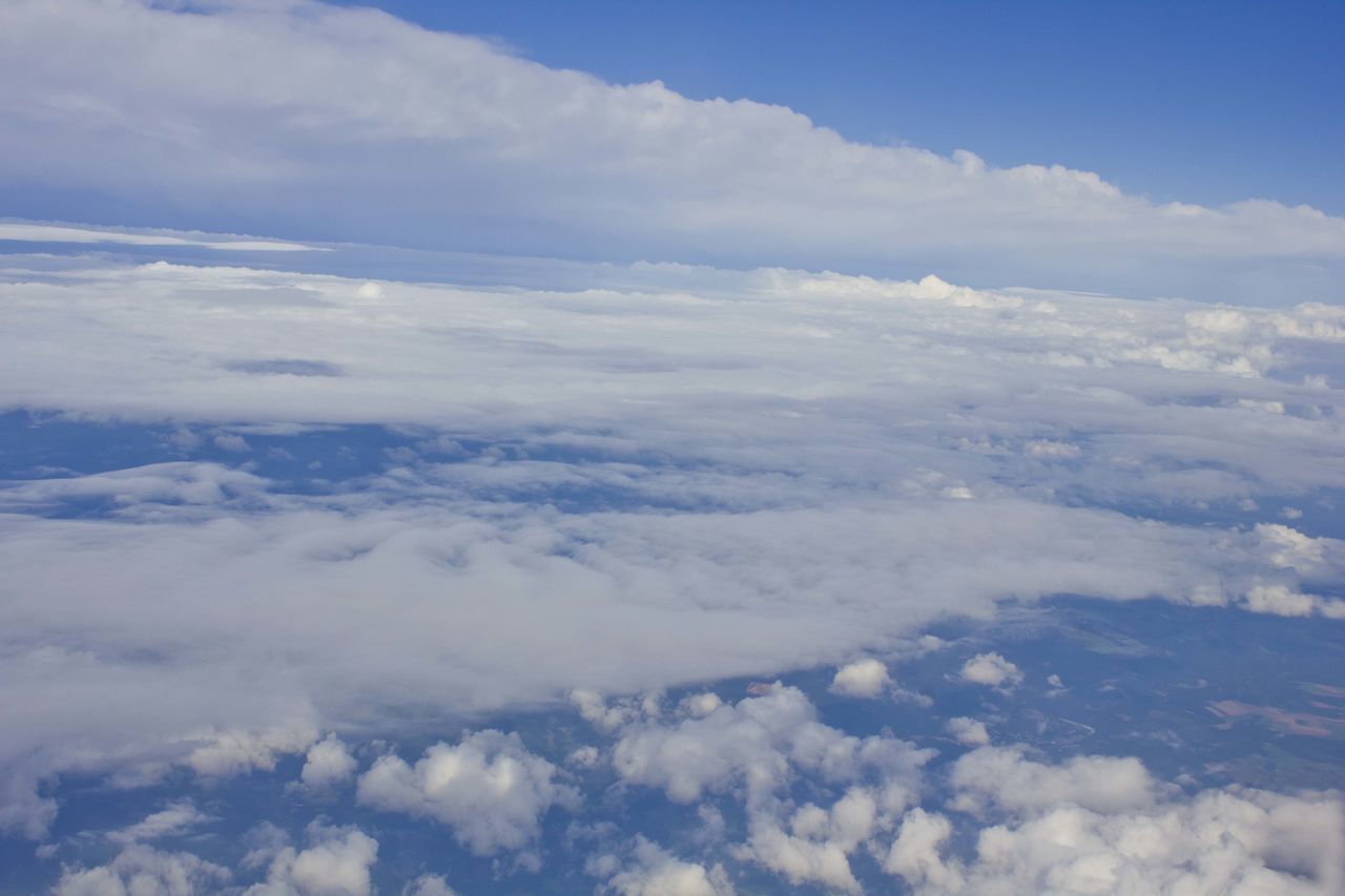 AERIAL VIEW OF CLOUDS